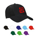 6 Panel Medium Profile Structured Cotton Cap